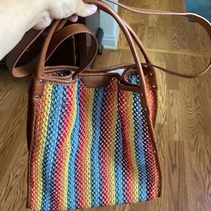 Rag and Bone Passenger rainbow tote